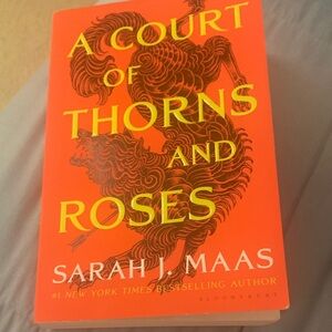 A Court of Thorns and Roses by Sarah J. Maas - Orange Cover